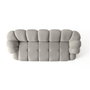 Atelier Del Sofa Octavio - Sofá de 3 plazas Gris
